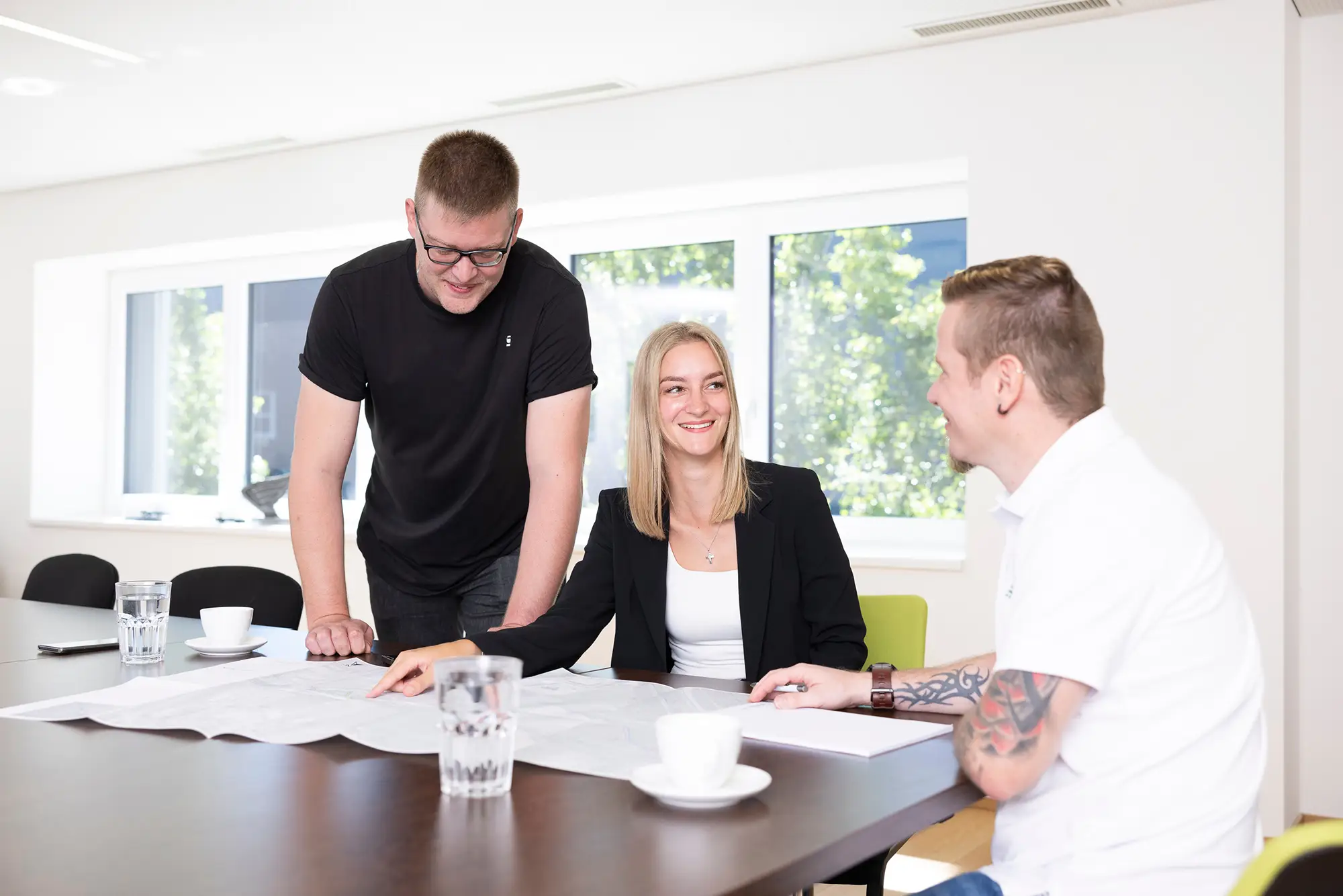 Kanalbesprechung in Lustenau